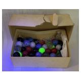 Small Box of Marbles Some UV Reactive