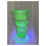 Uranium Glass Soda / Malt Glass