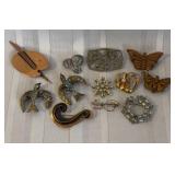 Group of Brooches