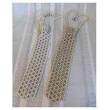 Faux Pearl Necklace Ties