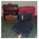 Group of Suit cases