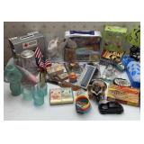 Misc Box Lot Beanie Babies, CDs & More