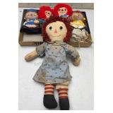 Ceramic & Plush Raddedy Ann & Andy