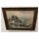 Signed Dated Original Landscape 15x20