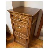 Solid Wood 3 Drawer Cabinet 19x19.5x35 inches