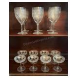 Etched Stemware