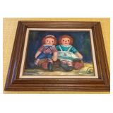 Painting on Board Raggedy Ann & Andy 24x28