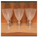 Set of 6 Crystal Glasses