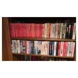 Paperback War Novels 3-4 Rows deep 2 Shelves