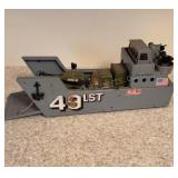 Buddy L 49 LST Landing Ship Toy WIth Truck & Tank