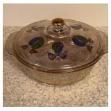 MCM Georges Briard 2qt Fire-king Covered Casserole