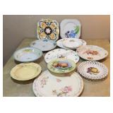 Assorted China Plates