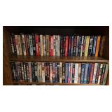 Paperback War Novels 3-4 Rows deep 2 Shelves