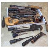 Assorted Wood Handled Tools