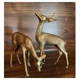 Brass Deer Figurines