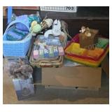 Assorted Easter & Spring Decor & Baskets
