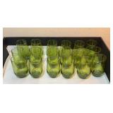 (18) Anchor Hocking Regal Swirl Glasses