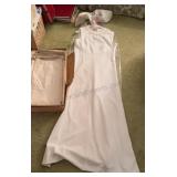 Bridal gown & Vintage slip ptp 18" 56" Long