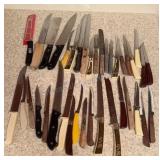 Assortment of Kitchen & Steak Knives
