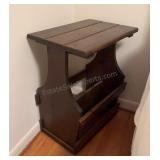 Side Table Newspaper Rack 12x18x22.5 inches tall