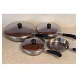 Set of Revere Ware Pans