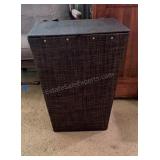 24" Tall Plastic  Wicker Hamper