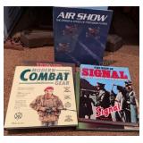Air show, Combat gear & War books