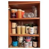 Contents of Cabinet Cups & Mugs