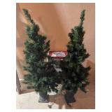 4 Foot Pre lit Threes