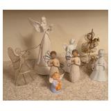 Group of Angel Figurines