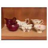 Group of Sugar & Creamers