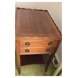 2 Drawer Side Table