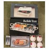 Stainless Serving Trays Ceramic Coasters & More