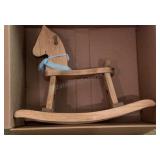 Wooden Rocking Horse Aprox 19 inches Tall