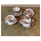 Group of Tea Cups & Saucers
