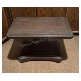 Plastic Polling Side Table 18x27x17.5 inches tall