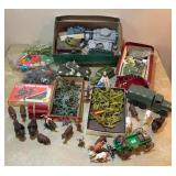 Vintage Army trucks, Army men, Cowboy & Indians,