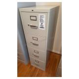 HON 4 Drawer File Cabinet 15x25x49 inches tall