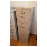 HON 4 Drawer File Cabinet 15x25x52 inches tall
