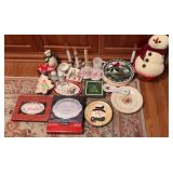 Group of Christmas decor, Lenox, dishes & More