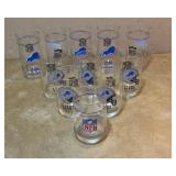 Group of Detroit Lions Glasses (11)