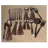 Plated Oneida Caprice Pattern Flatware