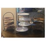 Set of 3 Tiered Buffet Plate Servers