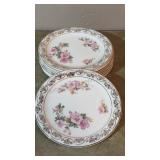 Set of 8 Crooksville China Plates 8inch