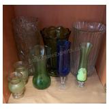 Assortment of Glass Vases