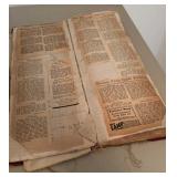 Antique Scrap Book full of Recipes