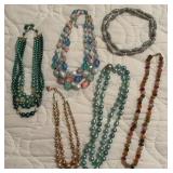 Pastel Color Beaded Necklaces