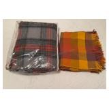 Two Plaid Throw Blankets