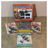 Diecast Military Planes & Vehicle Set