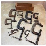 Assorted C Clamps